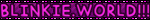 blinkie world dark pink